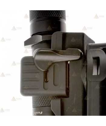 Funda giratoria para linternas tácticas con cabezal de Ø 34