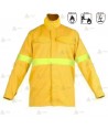 Camisa ignífuga con tapabocas para bomberos forestales