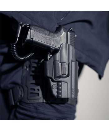 Pernera táctica alta con sistema pivotante de cintura de GK