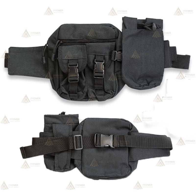 Funda riñonera táctica para armas con dos cuerpos