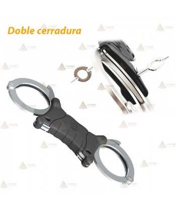 Grillete rígido SPEEDCUFF níquel doble cerradura TCH842