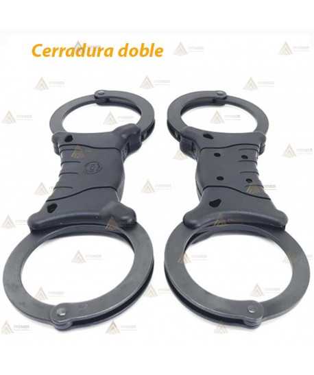 Grillete rígido SPEEDCUFF negro doble cerradura TCH842
