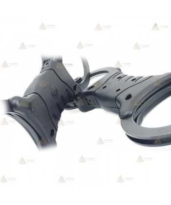 Grillete rígido SPEEDCUFF negro doble cerradura TCH842
