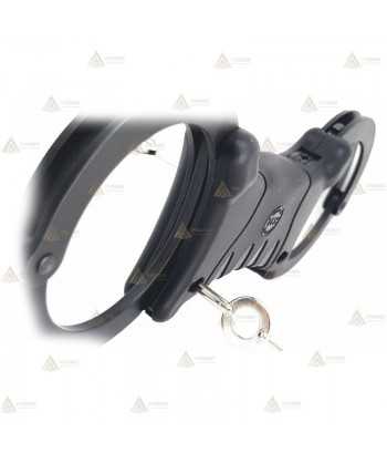 Grillete rígido SPEEDCUFF negro doble cerradura TCH842