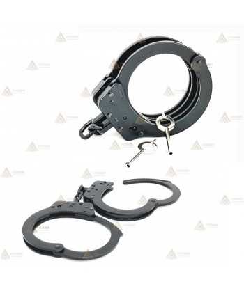 Grillete cadena negro con doble cerradura TCH822B