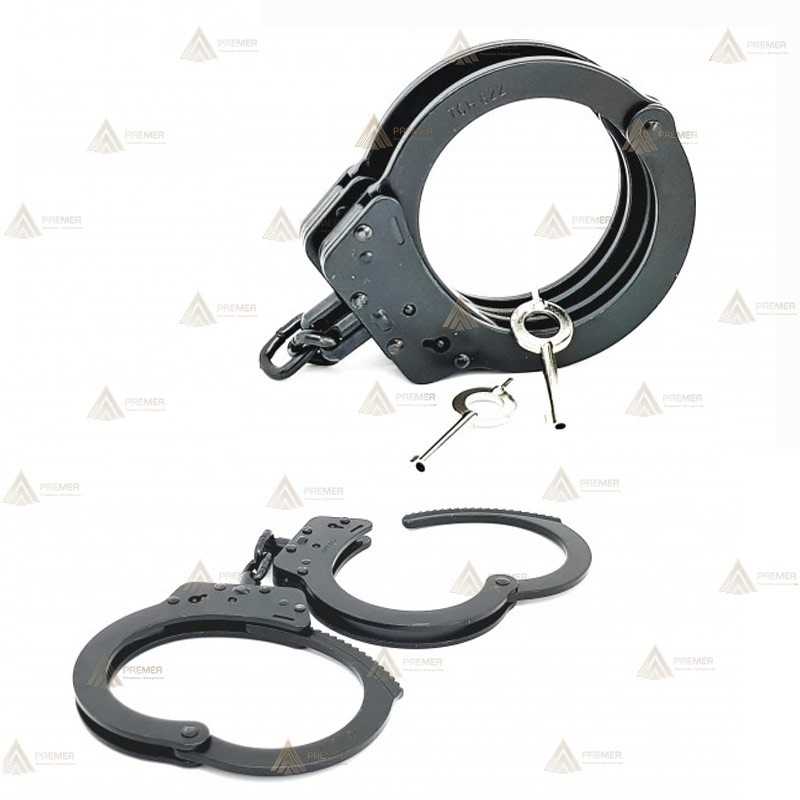 Grillete cadena negro con doble cerradura TCH822B