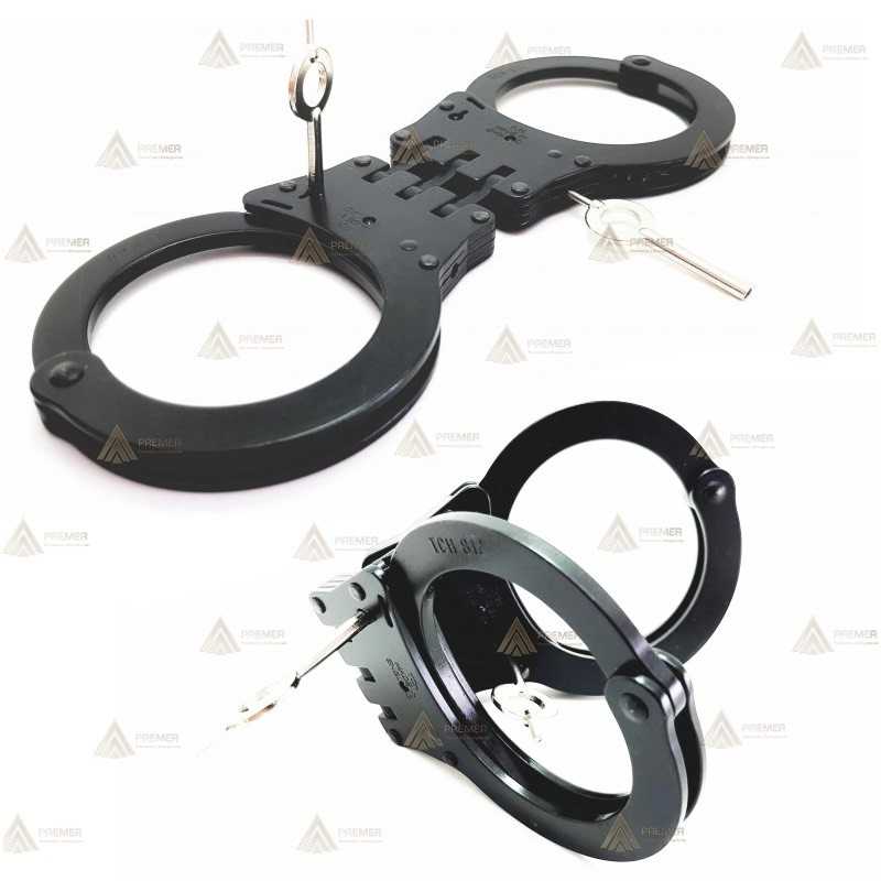 Grillete bisagra negro doble cerradura TCH812B