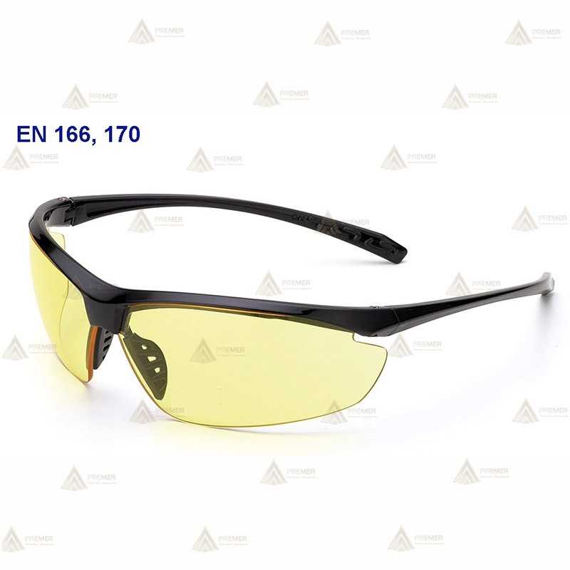 Gafas alta tecnología con ocular amarillo para nieblas