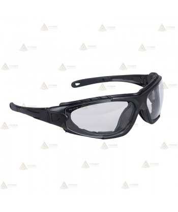 Gafas panorámicas con patillas y goma para tiro