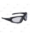 Gafas panorámicas con patillas y goma para tiro