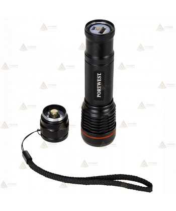 Linterna led recargable con micro USB  (600 lúmenes)