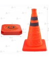 Cono plegable de señalización