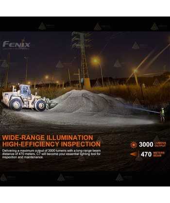 Linterna Fénix C7 recargable de alto rendimiento (3000 lúmenes)