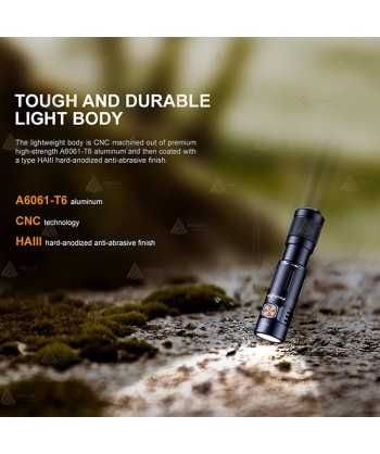 Linterna led Fénix E05R de 400 lúmenes