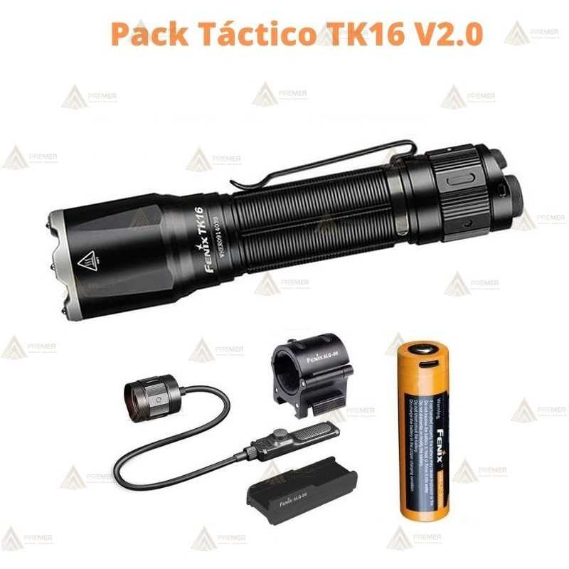 Pack de linterna táctica de 3100 lúmenes para caza