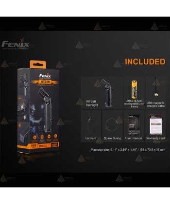 Linterna Fénix WT25R con cabezal pivotante (1000 Lúmenes)