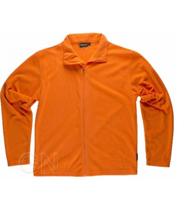 Chaqueta polar muy fina y cálida naranja A.V