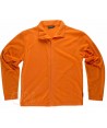 Chaqueta polar muy fina y cálida naranja A.V