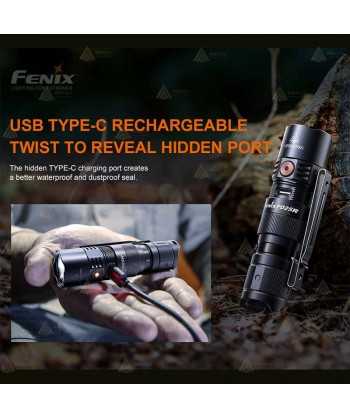 Linterna táctica recargable Fénix PD25R de 800 lúmenes