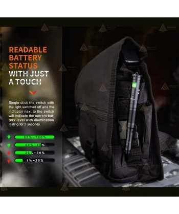Linterna / Bolígrafo Automático Retráctil Fénix T6
