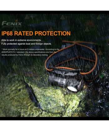 Frontal HM50R V2 de Fénix, recargable con USB, con luz blanca y roja (700 lúmenes)