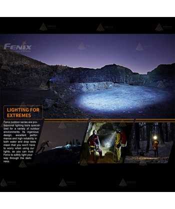 Frontal HM50R V2 de Fénix, recargable con USB, con luz blanca y roja (700 lúmenes)
