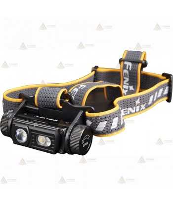 Frontal Fénix HM60R 1200 lúmenes con doble distancia de haz y luz roja