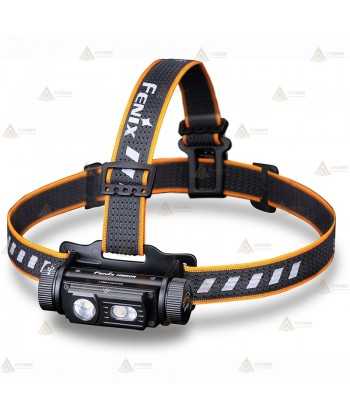 Frontal Fénix HM60R 1200 lúmenes con doble distancia de haz y luz roja