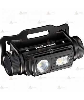 Frontal Fénix HM60R 1200 lúmenes con doble distancia de haz y luz roja