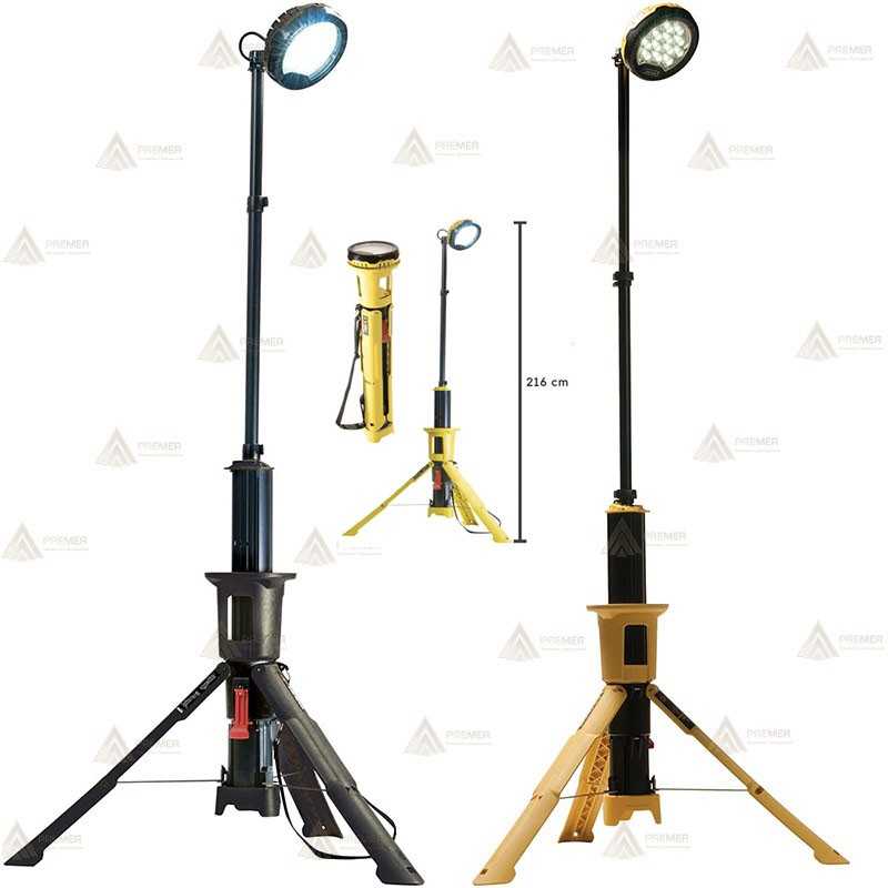 Mástil telescópico de iluminación a batería de Peli  (5.300 Lúmenes)