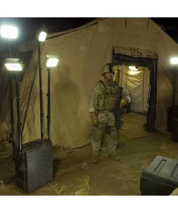 Mástil de iluminación a batería de Peli (24.000 Lúmenes)