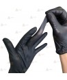 Guantes desechables de látex negro sin polvo los más baratos del mercado