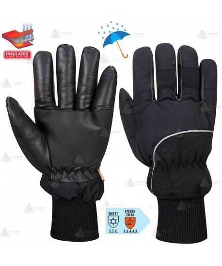 Guante con membrana impermeable y transpirable con forro