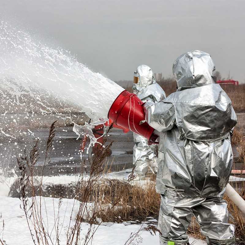 Espumógeno no fluorado para entrenamiento tipo AFFF