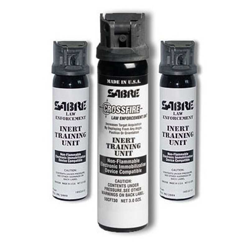 Espray de gas inerte para entrenamiento