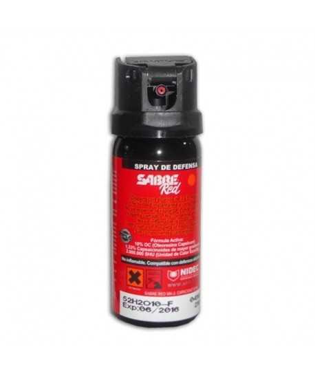 Espray de defensa de gel homologado de 50 ml