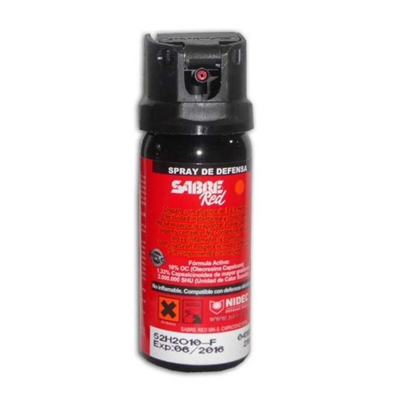 Espray de defensa de gel homologado de 50 ml
