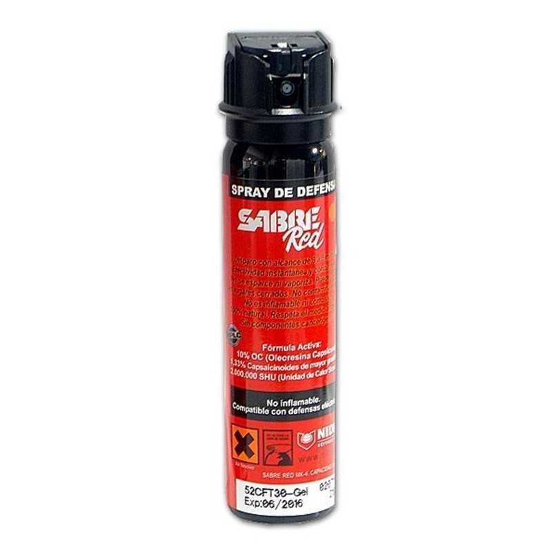 Espray de defensa de gel homologado de 90 ml