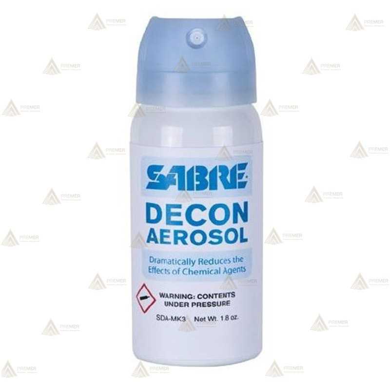 Descontaminador para gas pimienta y lacrimógeno