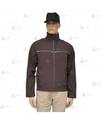 Chaqueta con tejido Softshell de triple capa para personal de seguridad