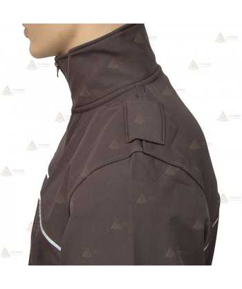 Chaqueta con tejido Softshell de triple capa para personal de seguridad