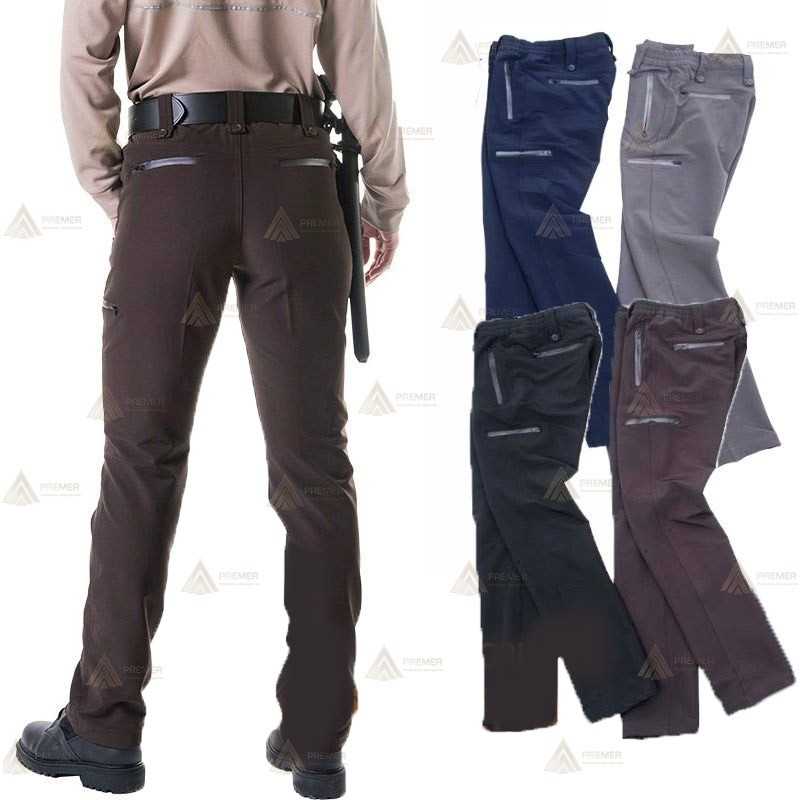 Pantalón multibolsillos Softshell de triple capa -Unisex-