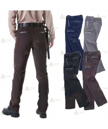 Pantalón multibolsillos Softshell de triple capa -Unisex-