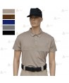Polo transpirable y antibacteriano de manga corta para vigilantes de seguridad