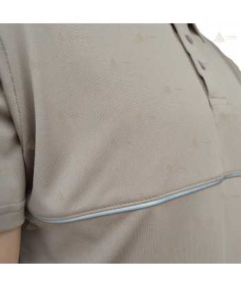 Polo transpirable y antibacteriano de manga corta para vigilantes de seguridad