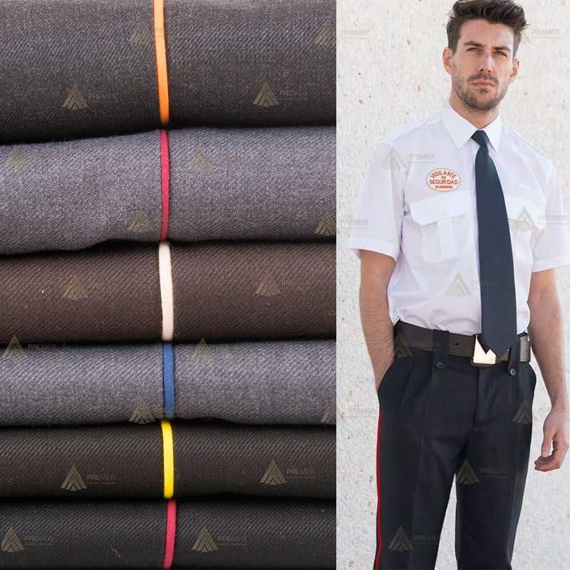 Pantalón con vivo personalizable para vigilante de seguridad