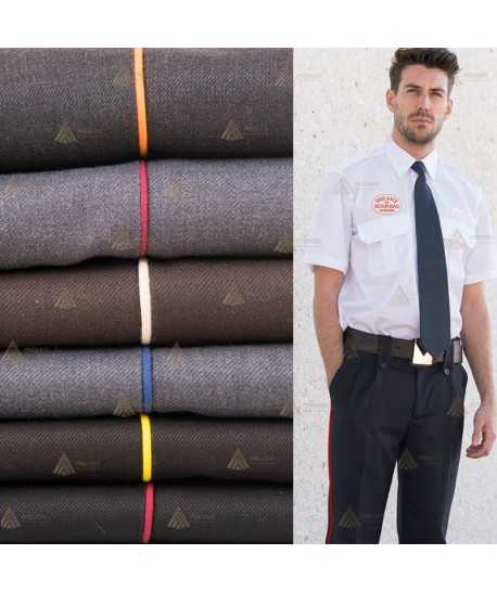 Pantalón con vivo personalizable para vigilante de seguridad
