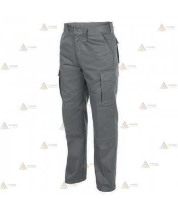 Pantalones multibolsillos con refuerzos. Muy fuertes grises