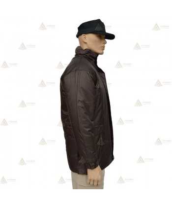 Parka para vigilantes de seguridad color marrón