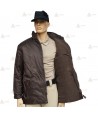 Parka para vigilantes de seguridad color marrón